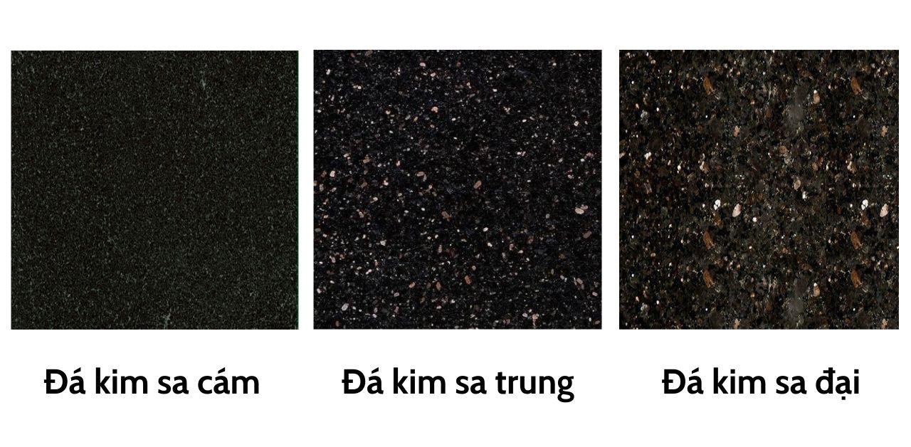 Phân biệt các loại đá kim sa đen